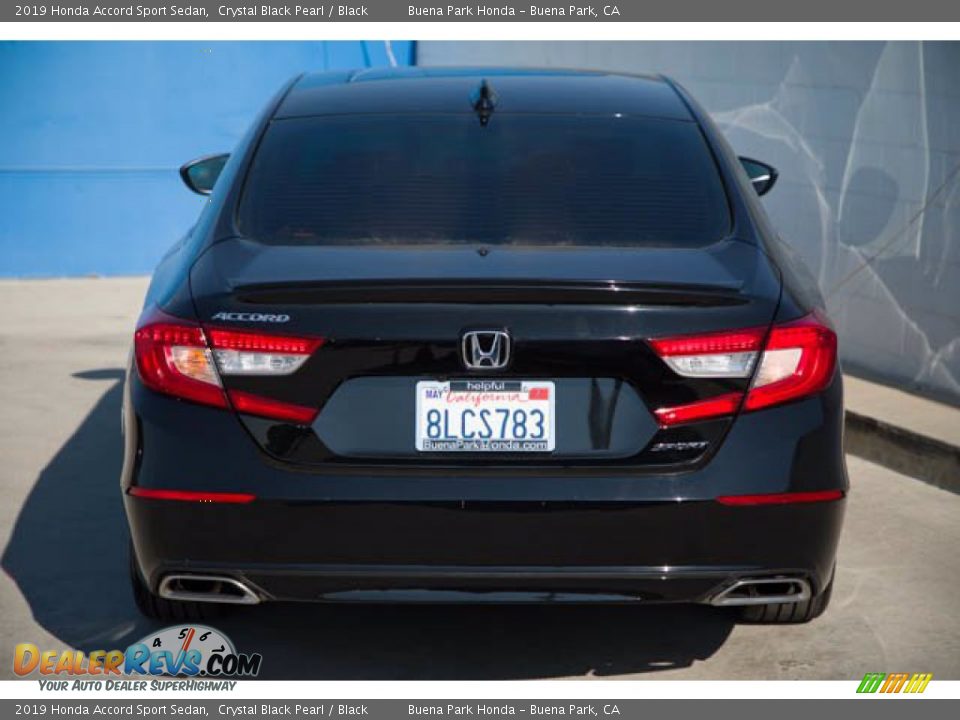 2019 Honda Accord Sport Sedan Crystal Black Pearl / Black Photo #9