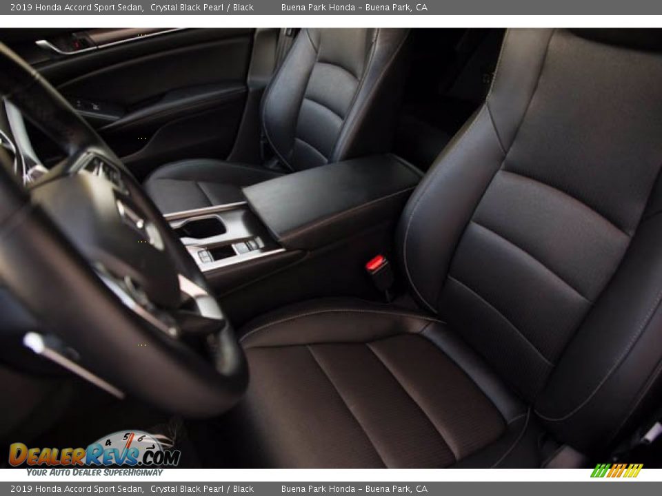 2019 Honda Accord Sport Sedan Crystal Black Pearl / Black Photo #18