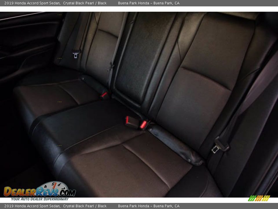 2019 Honda Accord Sport Sedan Crystal Black Pearl / Black Photo #19