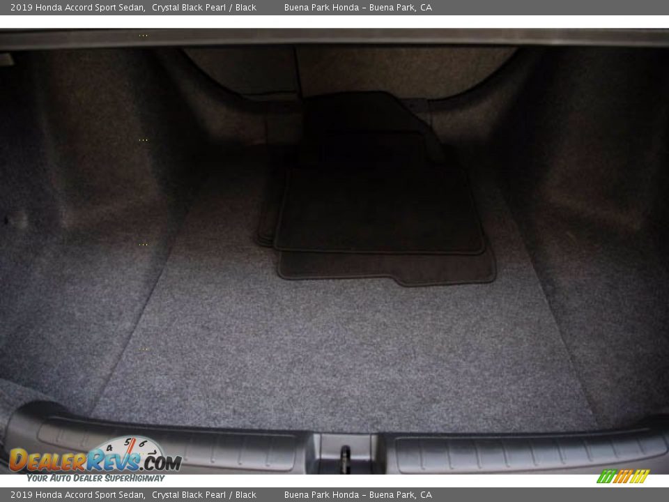 2019 Honda Accord Sport Sedan Crystal Black Pearl / Black Photo #20