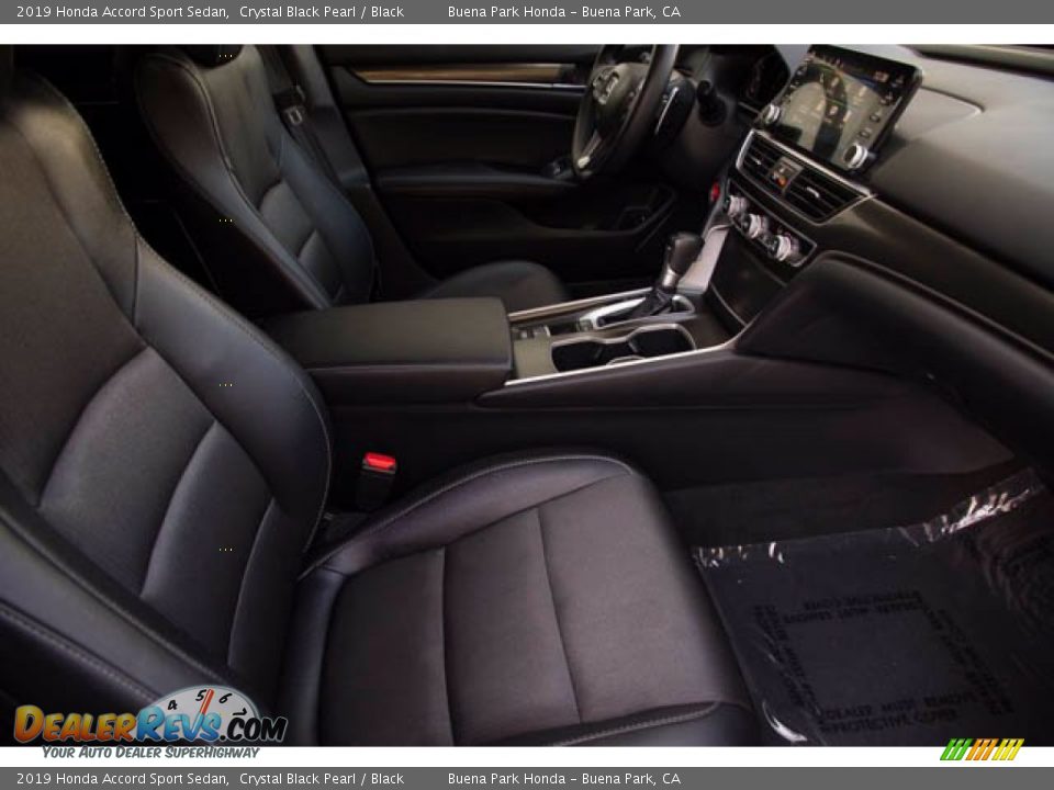 2019 Honda Accord Sport Sedan Crystal Black Pearl / Black Photo #23
