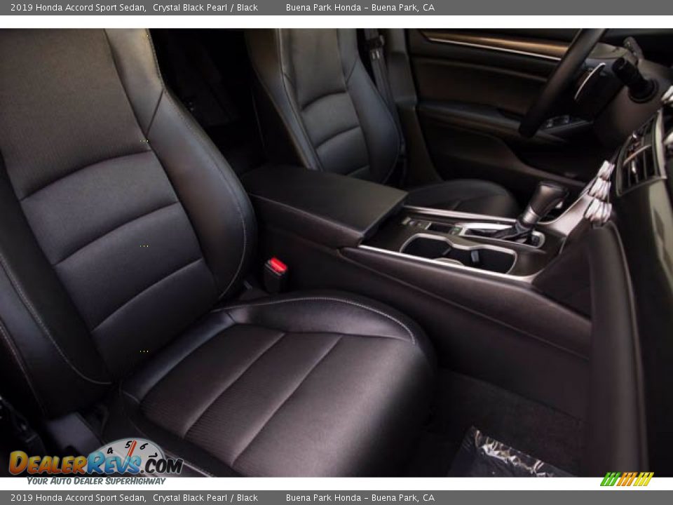 2019 Honda Accord Sport Sedan Crystal Black Pearl / Black Photo #24