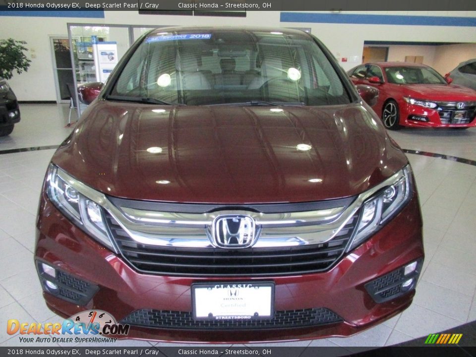 2018 Honda Odyssey EX Deep Scarlet Pearl / Gray Photo #2