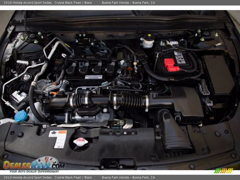 2019 Honda Accord Sport Sedan Crystal Black Pearl / Black Photo #33