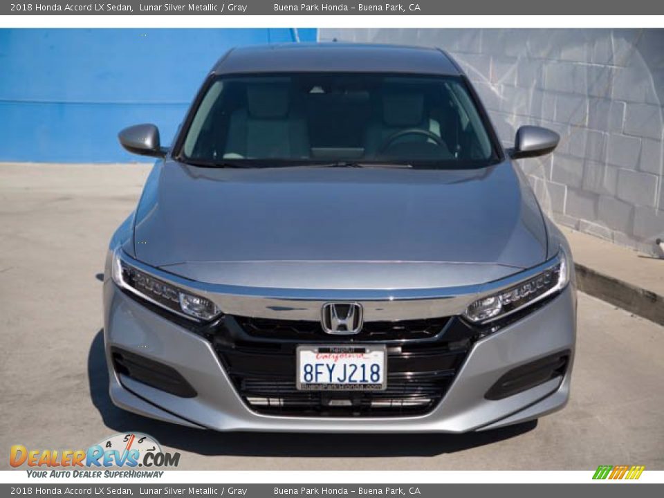 2018 Honda Accord LX Sedan Lunar Silver Metallic / Gray Photo #7