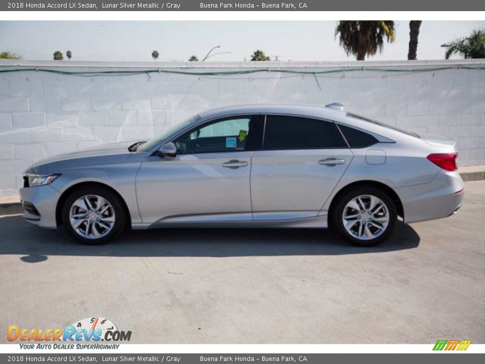 2018 Honda Accord LX Sedan Lunar Silver Metallic / Gray Photo #10