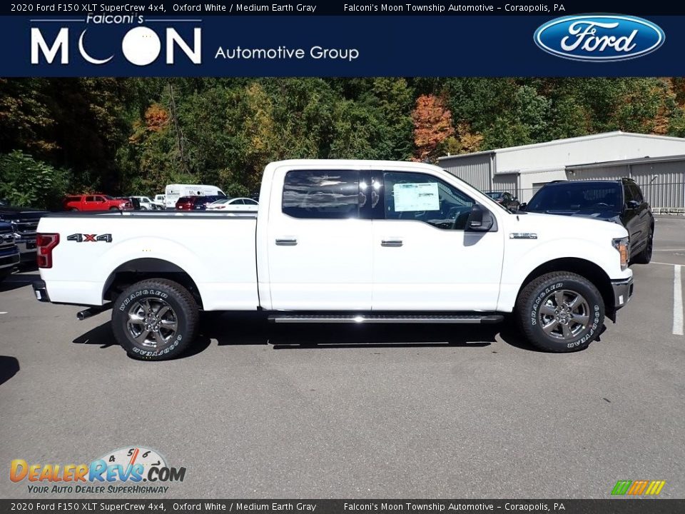 2020 Ford F150 XLT SuperCrew 4x4 Oxford White / Medium Earth Gray Photo #1