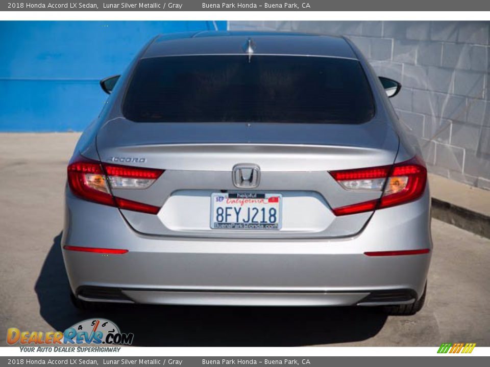 2018 Honda Accord LX Sedan Lunar Silver Metallic / Gray Photo #11