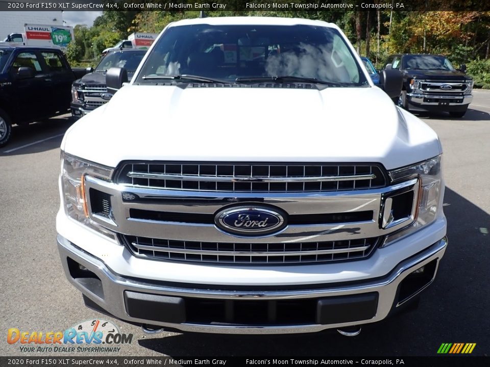 2020 Ford F150 XLT SuperCrew 4x4 Oxford White / Medium Earth Gray Photo #4