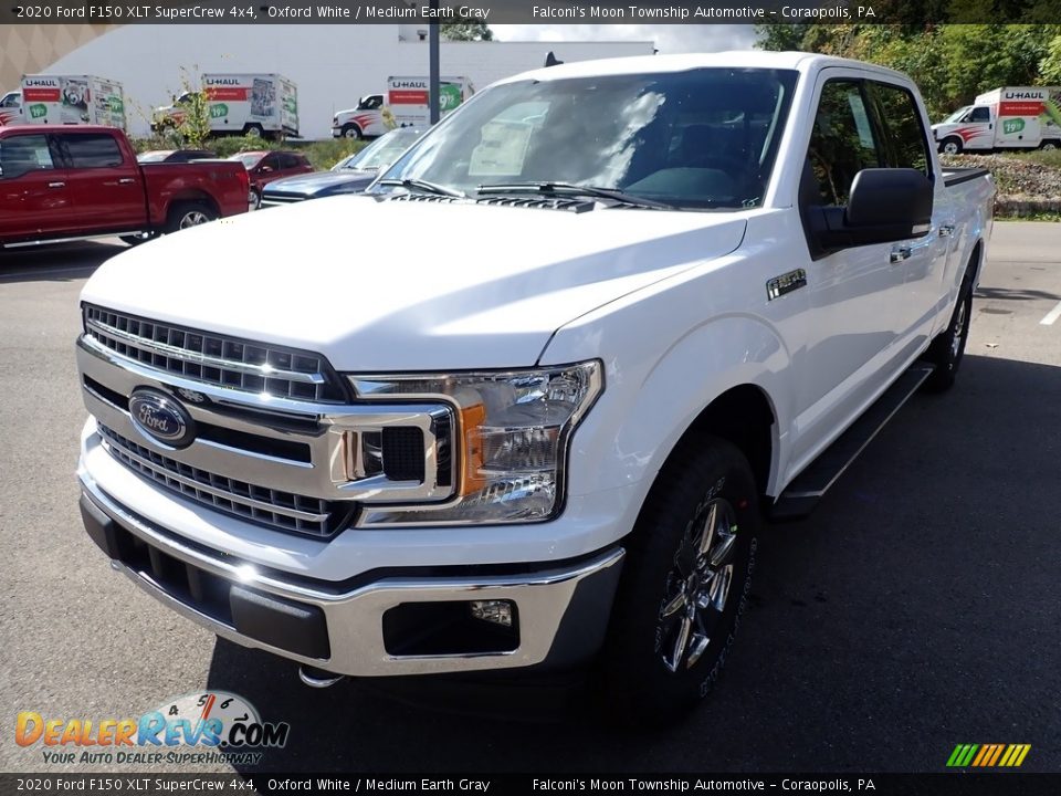 2020 Ford F150 XLT SuperCrew 4x4 Oxford White / Medium Earth Gray Photo #5