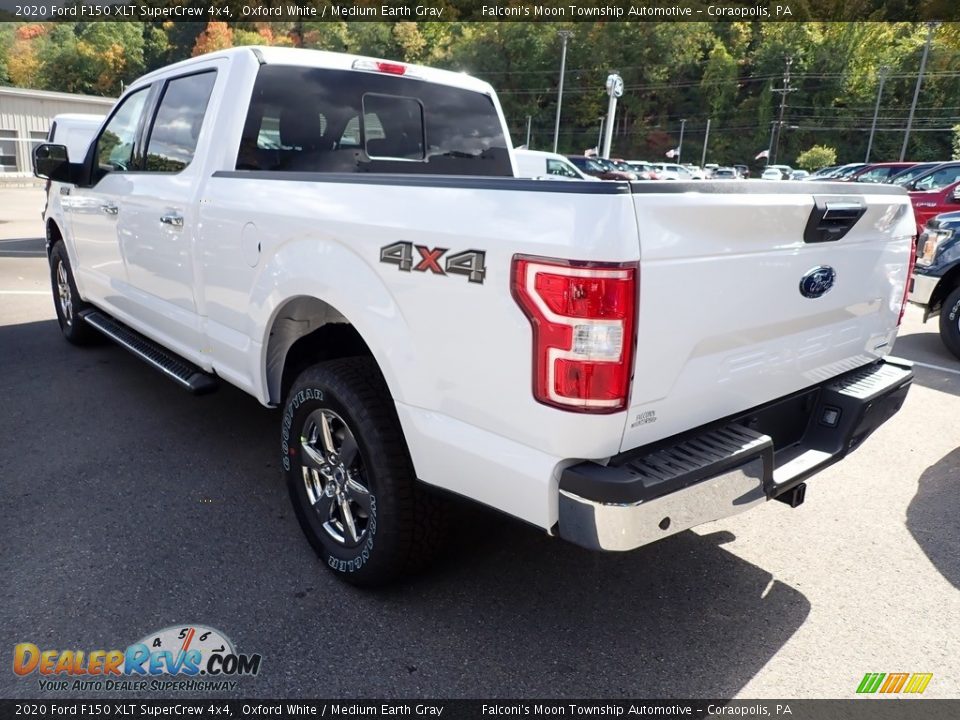 2020 Ford F150 XLT SuperCrew 4x4 Oxford White / Medium Earth Gray Photo #6