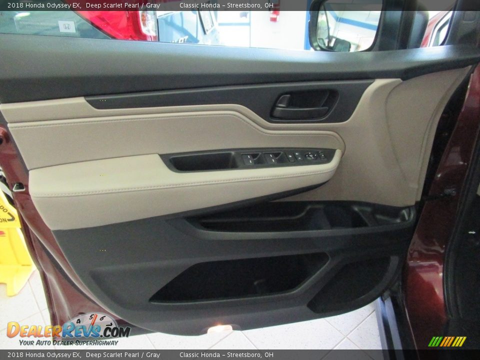 2018 Honda Odyssey EX Deep Scarlet Pearl / Gray Photo #25