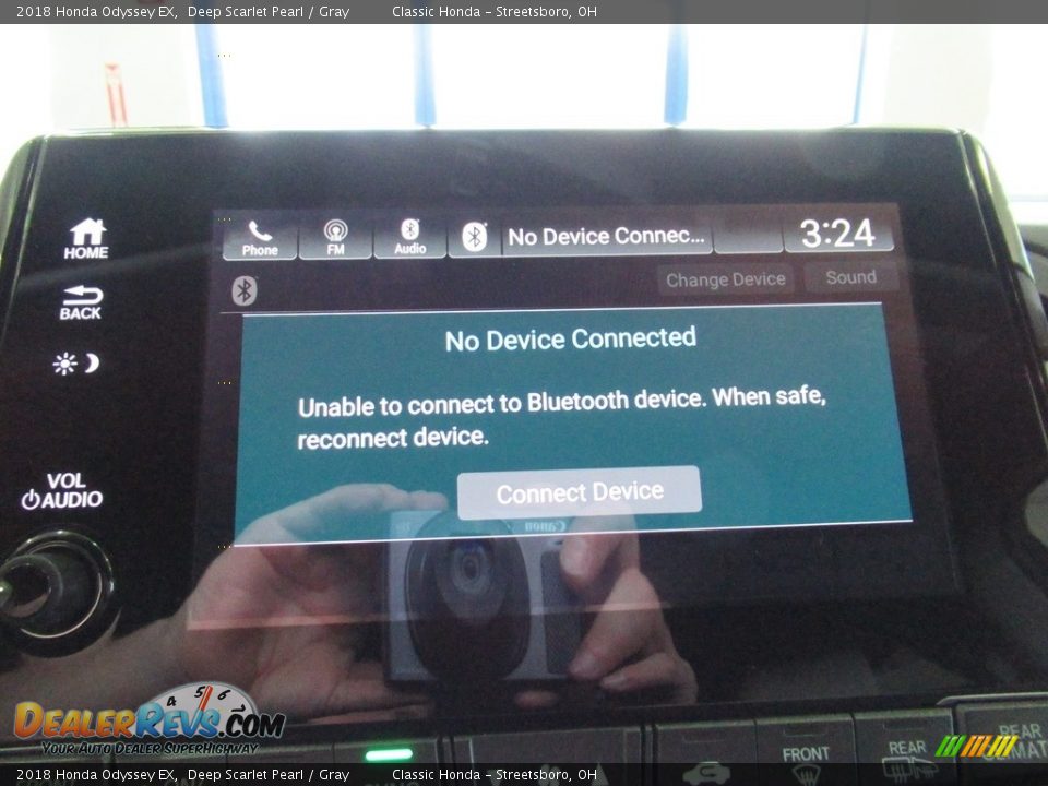 2018 Honda Odyssey EX Deep Scarlet Pearl / Gray Photo #36