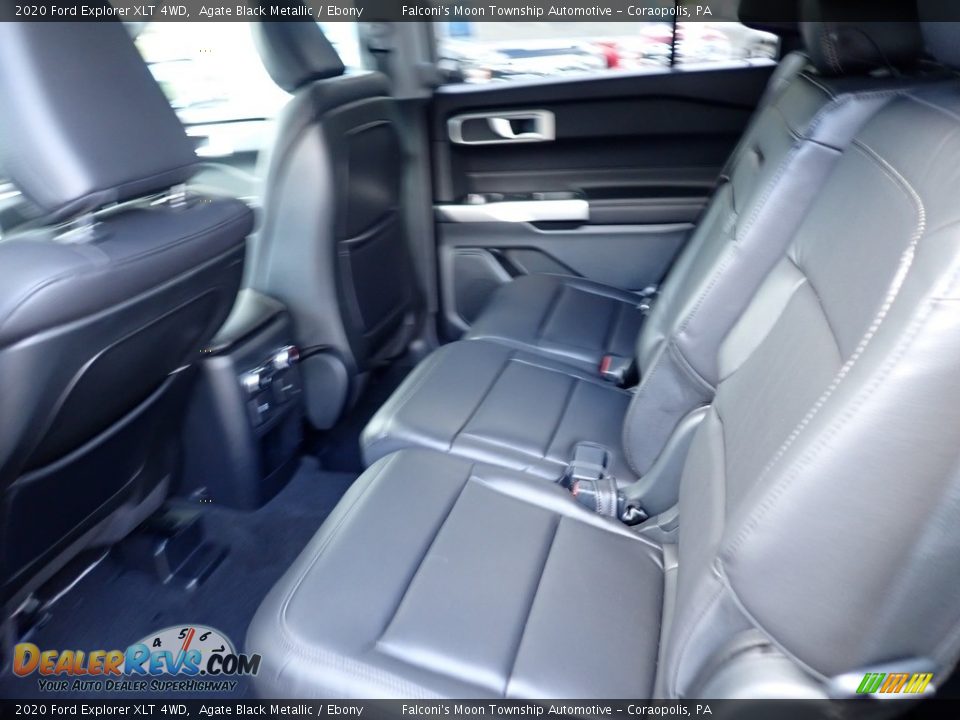 2020 Ford Explorer XLT 4WD Agate Black Metallic / Ebony Photo #8