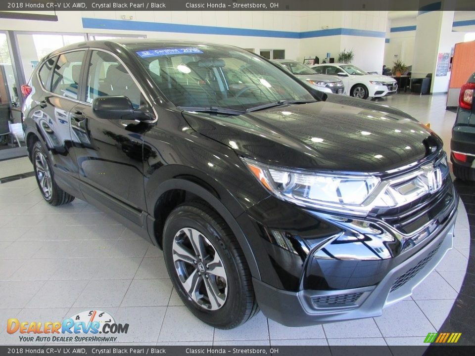 2018 Honda CR-V LX AWD Crystal Black Pearl / Black Photo #3