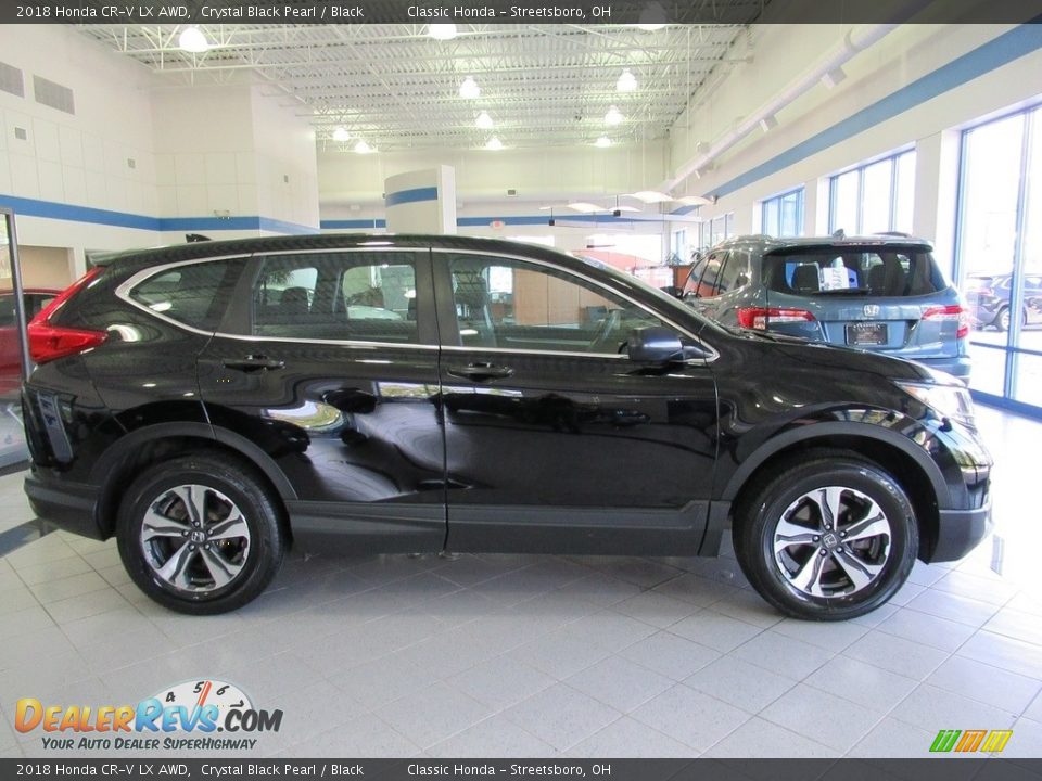 2018 Honda CR-V LX AWD Crystal Black Pearl / Black Photo #4