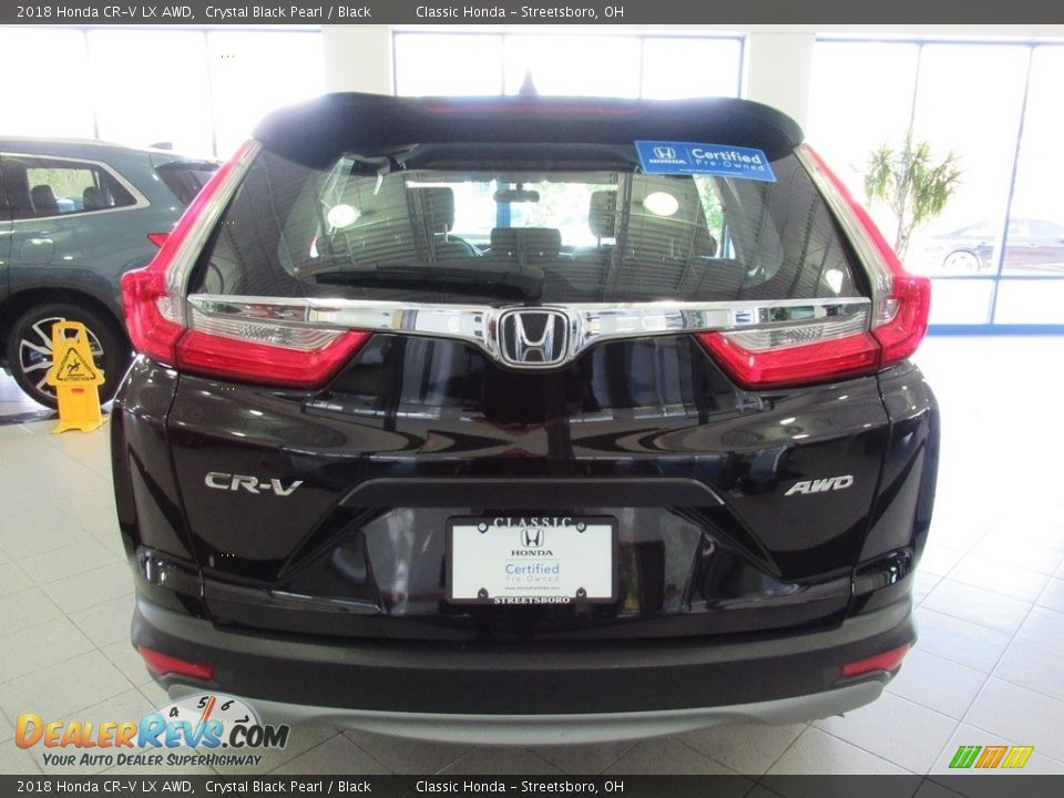 2018 Honda CR-V LX AWD Crystal Black Pearl / Black Photo #8