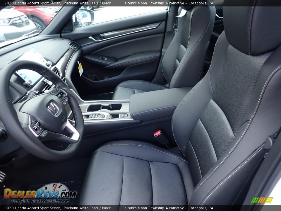 Black Interior - 2020 Honda Accord Sport Sedan Photo #8