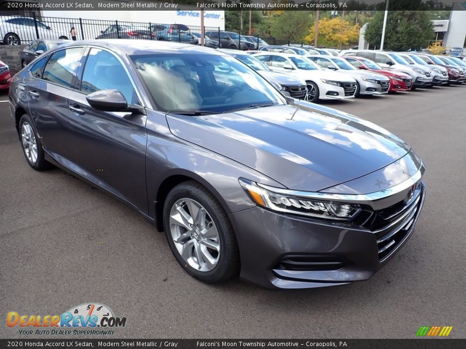 2020 Honda Accord LX Sedan Modern Steel Metallic / Gray Photo #8
