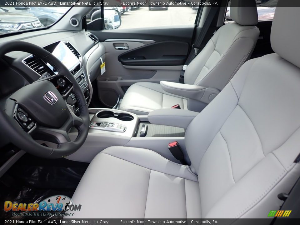 Front Seat of 2021 Honda Pilot EX-L AWD Photo #10