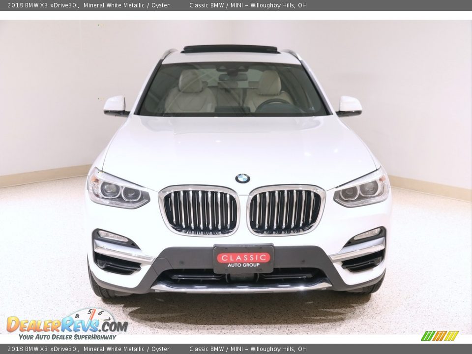 2018 BMW X3 xDrive30i Mineral White Metallic / Oyster Photo #2