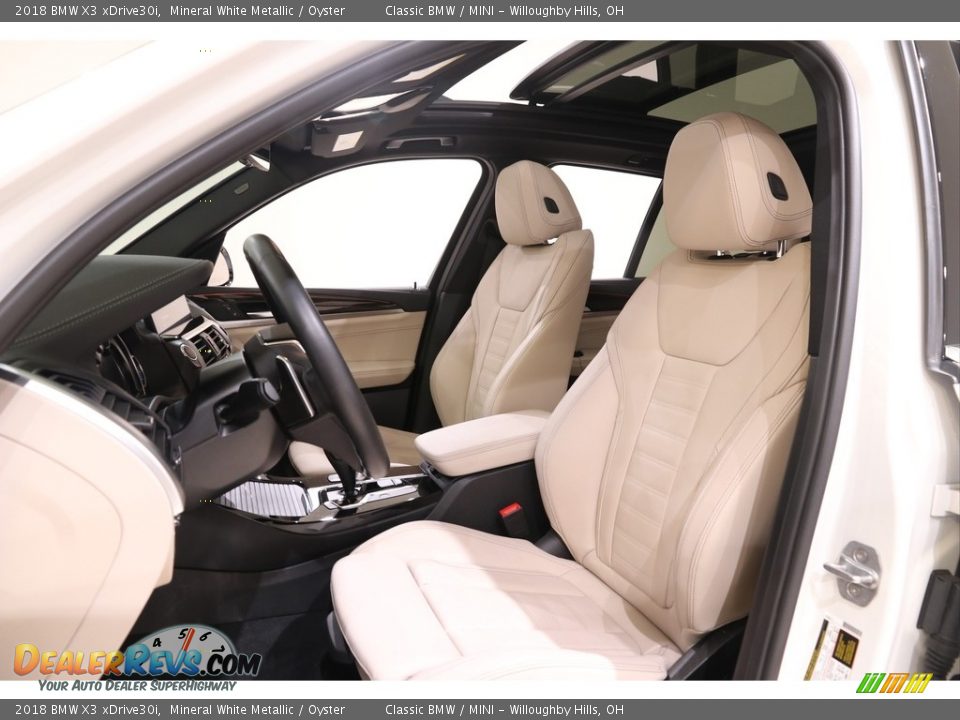 2018 BMW X3 xDrive30i Mineral White Metallic / Oyster Photo #5