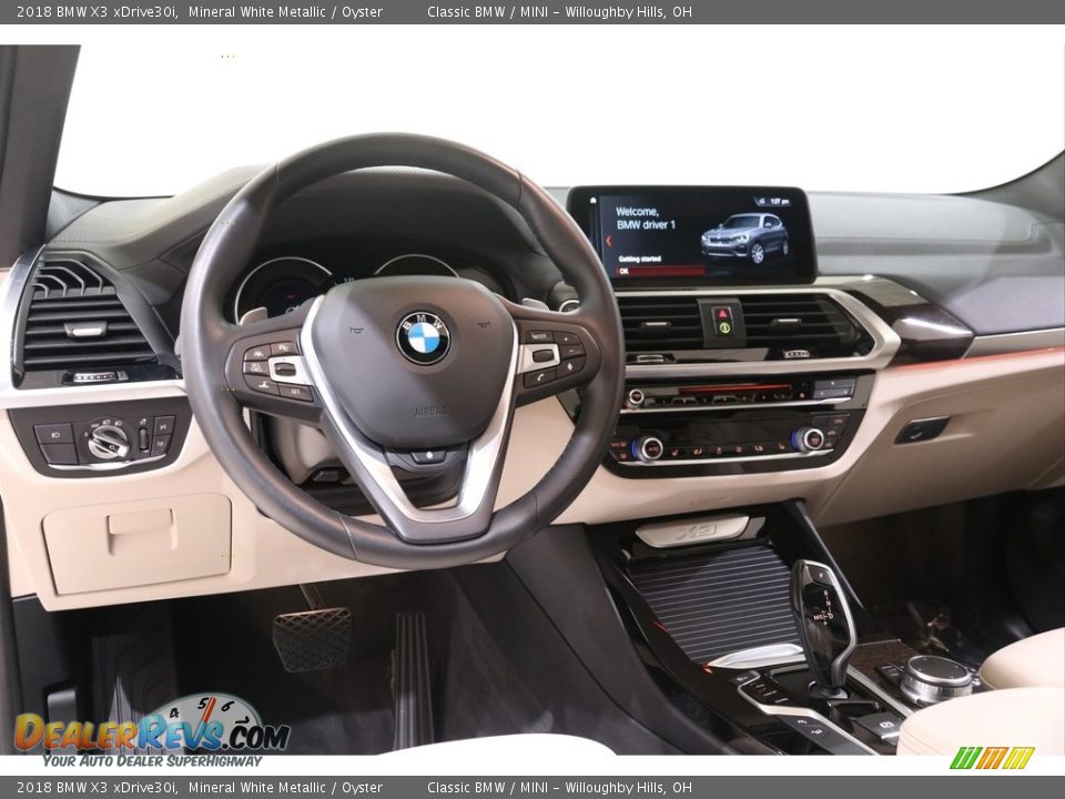 2018 BMW X3 xDrive30i Mineral White Metallic / Oyster Photo #6
