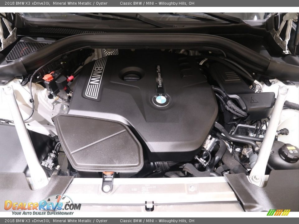 2018 BMW X3 xDrive30i Mineral White Metallic / Oyster Photo #21
