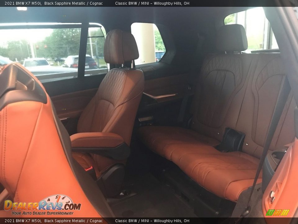 2021 BMW X7 M50i Black Sapphire Metallic / Cognac Photo #5