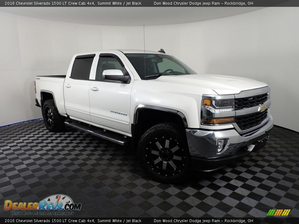 2016 Chevrolet Silverado 1500 LT Crew Cab 4x4 Summit White / Jet Black Photo #2