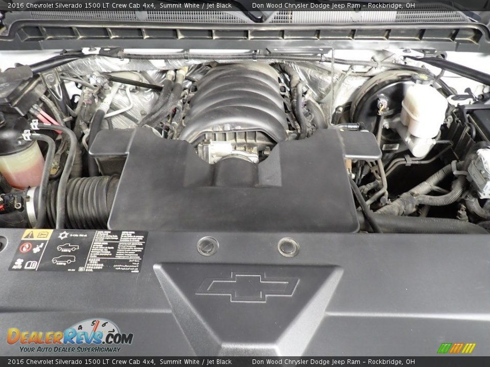 2016 Chevrolet Silverado 1500 LT Crew Cab 4x4 Summit White / Jet Black Photo #6
