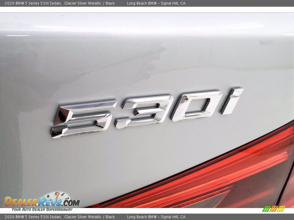 2020 BMW 5 Series 530i Sedan Glacier Silver Metallic / Black Photo #7