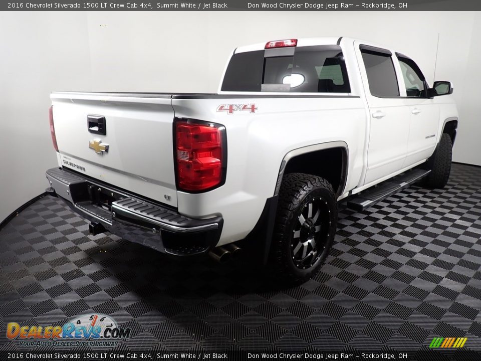2016 Chevrolet Silverado 1500 LT Crew Cab 4x4 Summit White / Jet Black Photo #14
