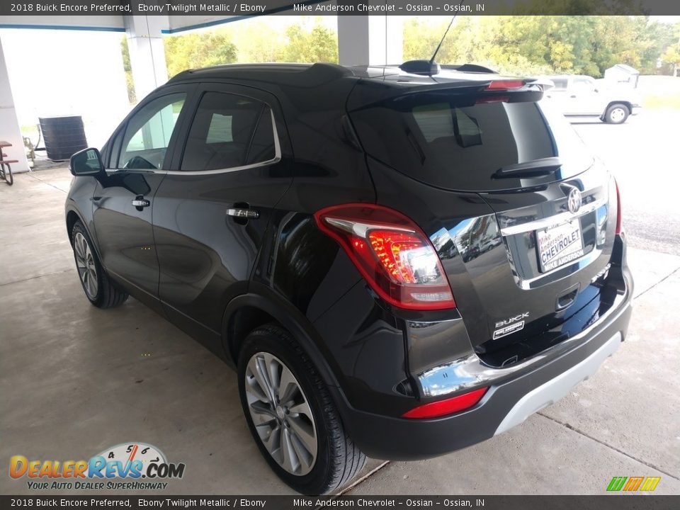 2018 Buick Encore Preferred Ebony Twilight Metallic / Ebony Photo #7