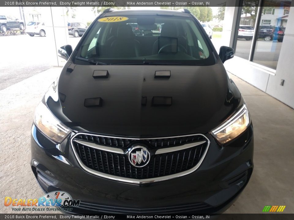 2018 Buick Encore Preferred Ebony Twilight Metallic / Ebony Photo #9