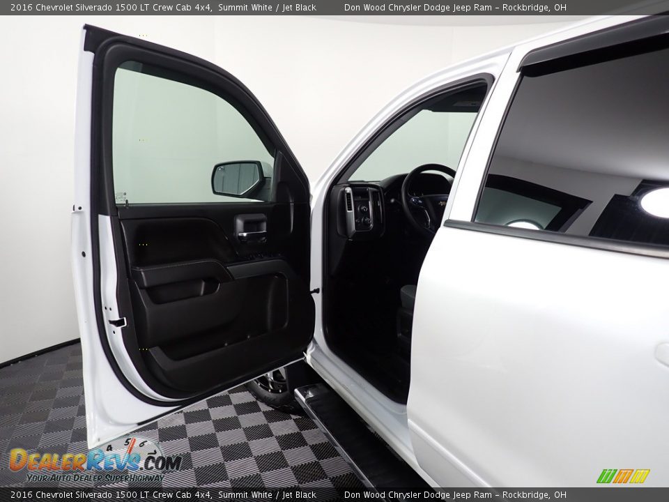 2016 Chevrolet Silverado 1500 LT Crew Cab 4x4 Summit White / Jet Black Photo #17