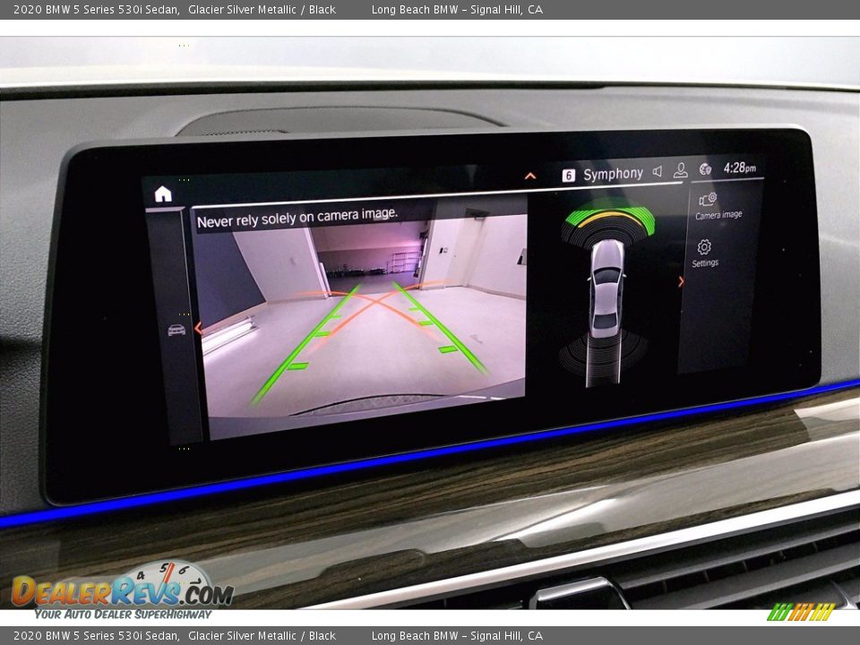 2020 BMW 5 Series 530i Sedan Glacier Silver Metallic / Black Photo #17