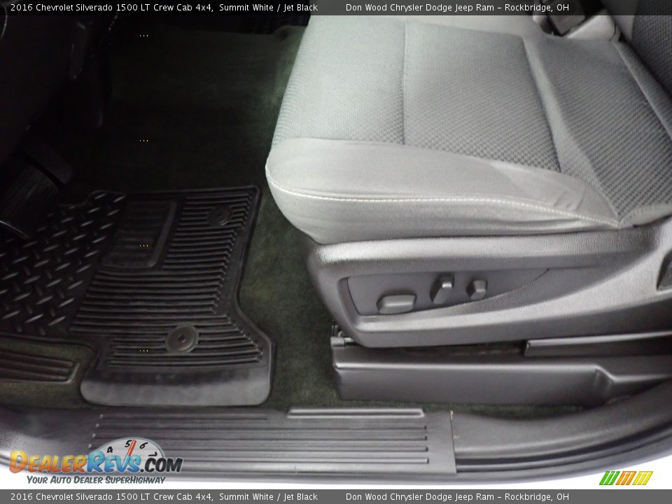 2016 Chevrolet Silverado 1500 LT Crew Cab 4x4 Summit White / Jet Black Photo #20