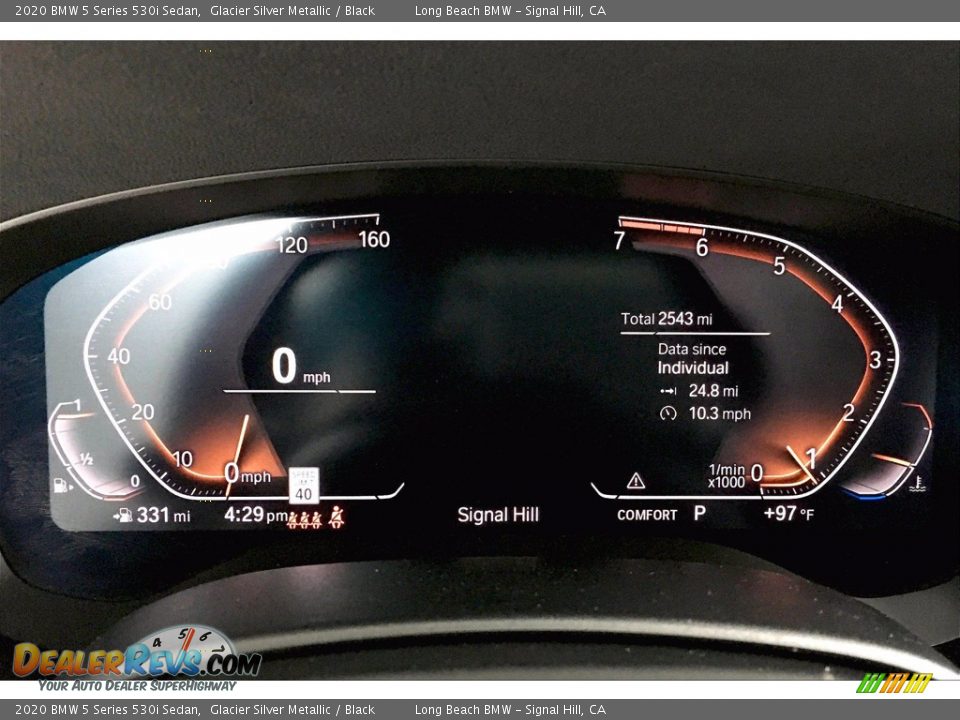 2020 BMW 5 Series 530i Sedan Gauges Photo #20