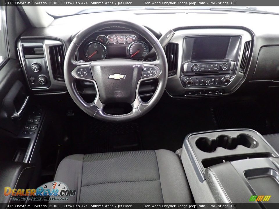 2016 Chevrolet Silverado 1500 LT Crew Cab 4x4 Summit White / Jet Black Photo #24
