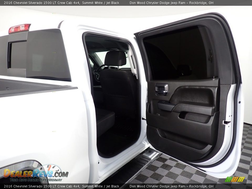 2016 Chevrolet Silverado 1500 LT Crew Cab 4x4 Summit White / Jet Black Photo #25
