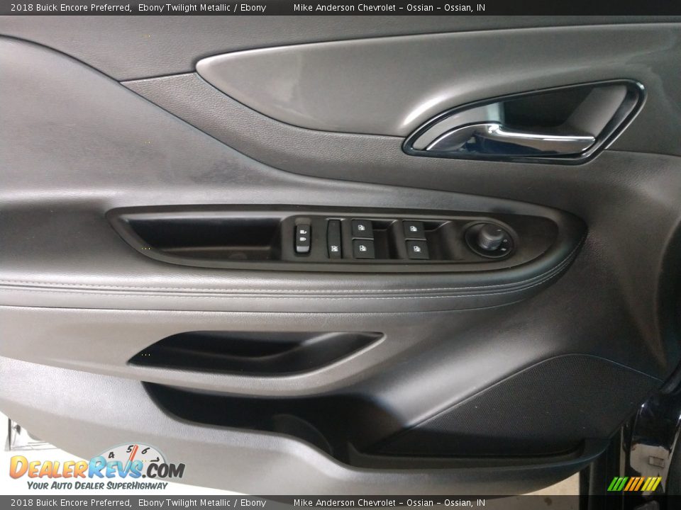 2018 Buick Encore Preferred Ebony Twilight Metallic / Ebony Photo #20