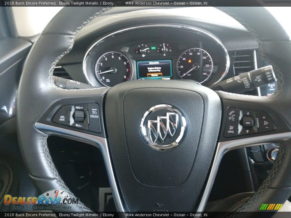 2018 Buick Encore Preferred Ebony Twilight Metallic / Ebony Photo #21