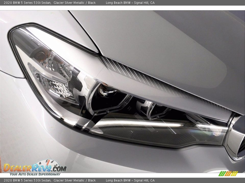 2020 BMW 5 Series 530i Sedan Glacier Silver Metallic / Black Photo #26