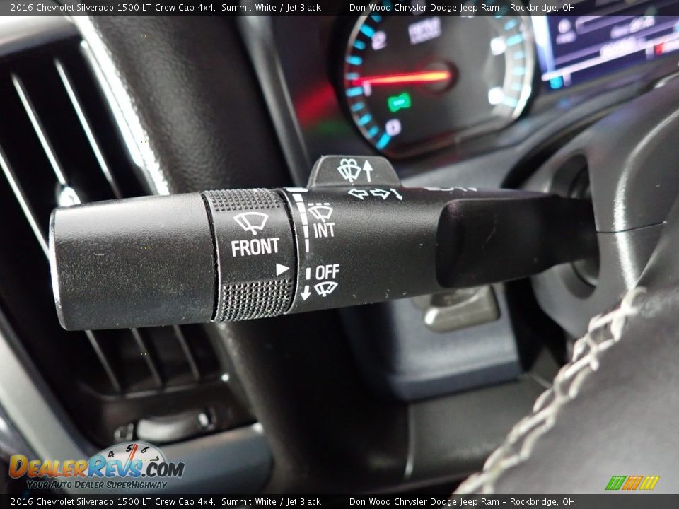 2016 Chevrolet Silverado 1500 LT Crew Cab 4x4 Summit White / Jet Black Photo #32