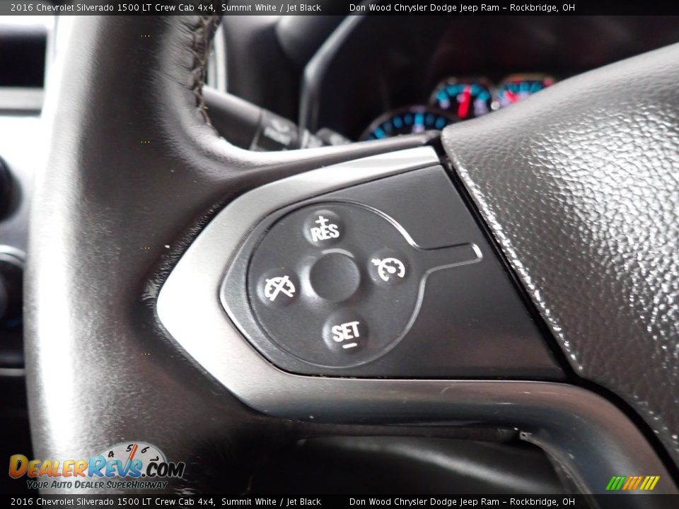 2016 Chevrolet Silverado 1500 LT Crew Cab 4x4 Summit White / Jet Black Photo #33