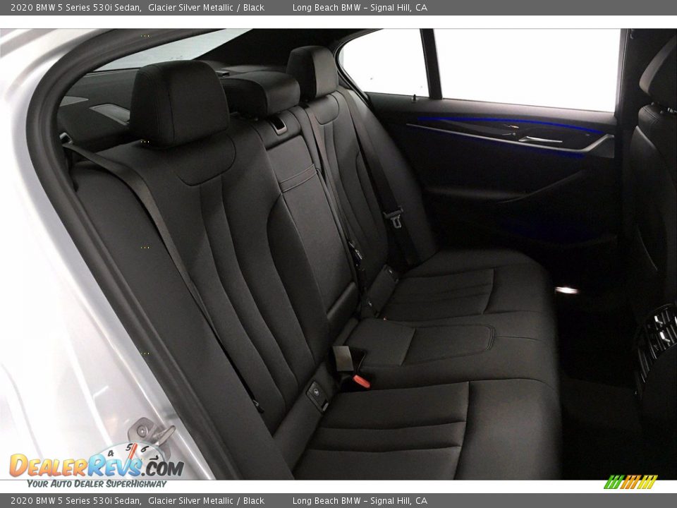 2020 BMW 5 Series 530i Sedan Glacier Silver Metallic / Black Photo #29