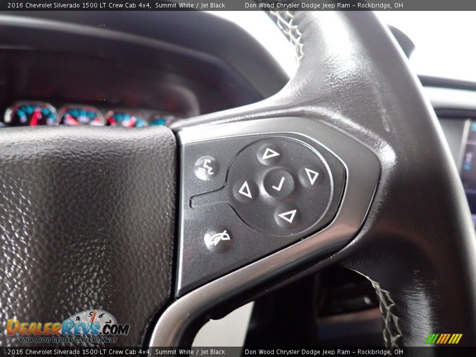 2016 Chevrolet Silverado 1500 LT Crew Cab 4x4 Summit White / Jet Black Photo #34