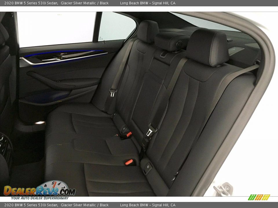 2020 BMW 5 Series 530i Sedan Glacier Silver Metallic / Black Photo #30