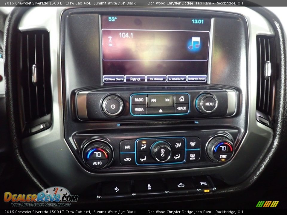 2016 Chevrolet Silverado 1500 LT Crew Cab 4x4 Summit White / Jet Black Photo #35